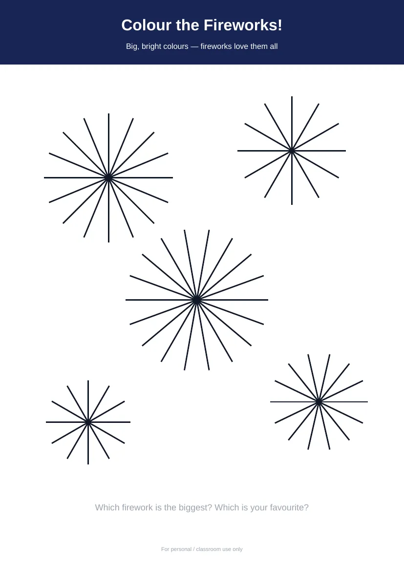 Bonfire Night Fun Pack sample page 1