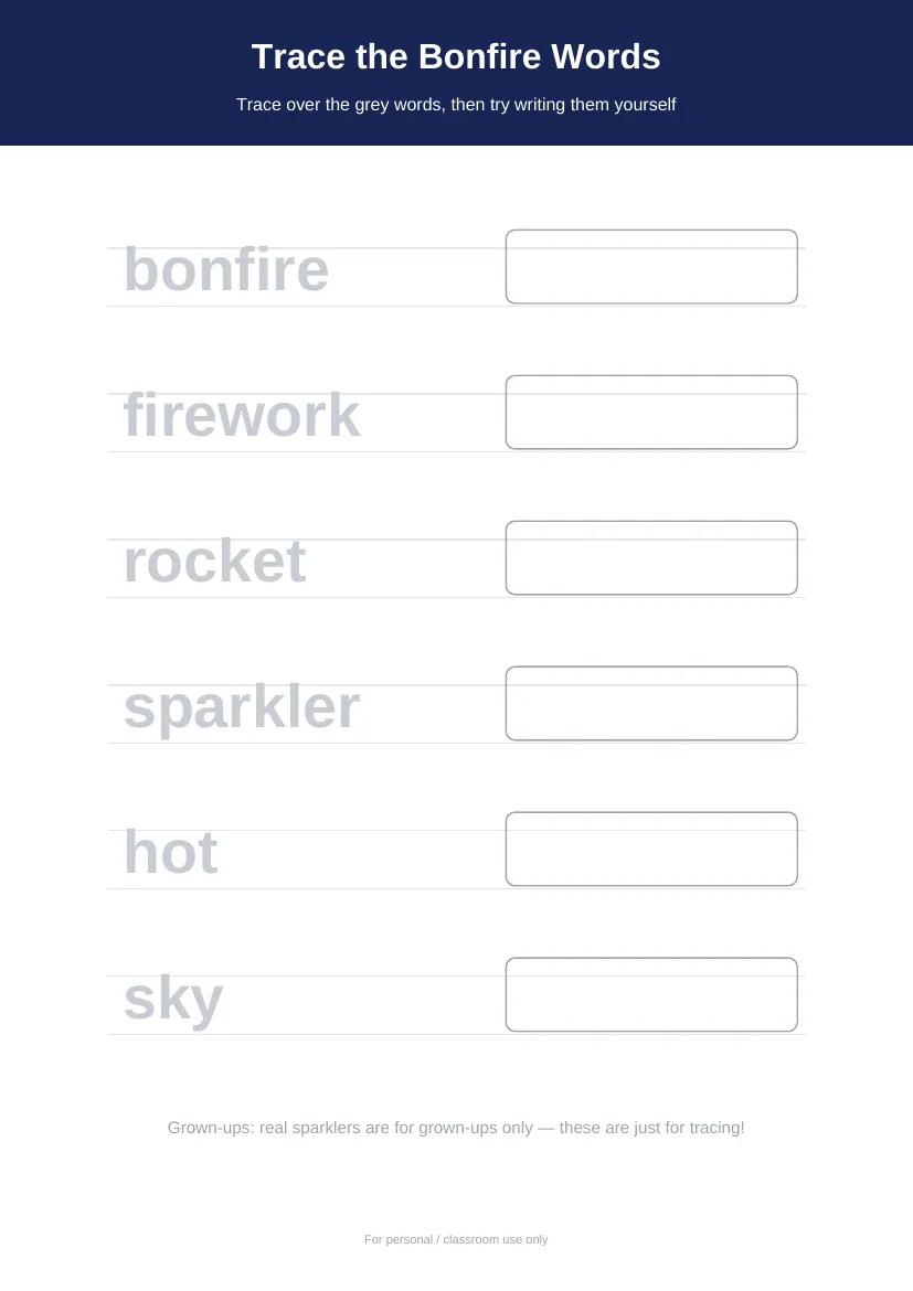 Bonfire Night Fun Pack sample page 3