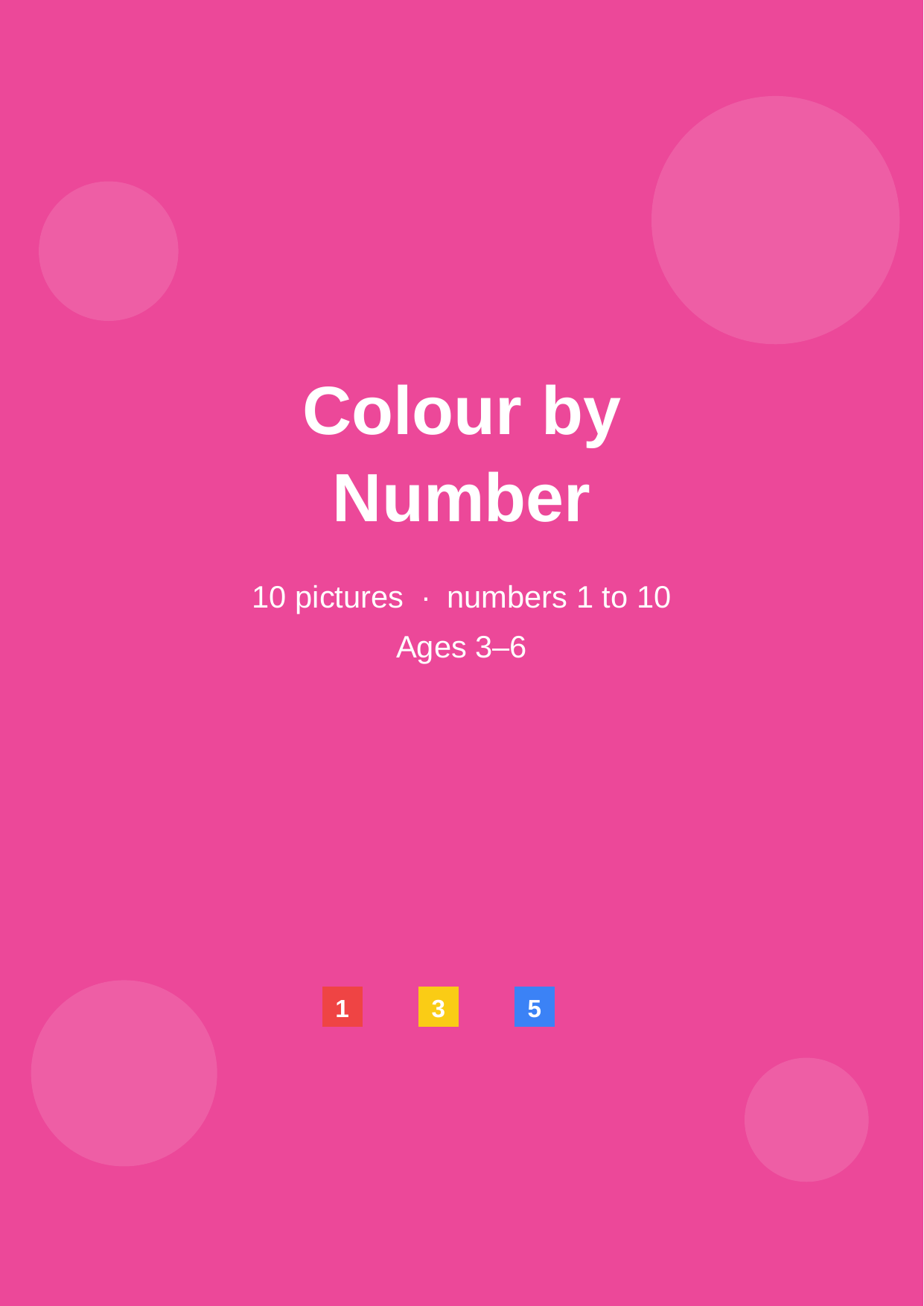 Colour by Number 1–10