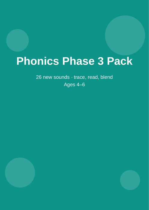 Phonics Phase 3 (Letters & Sounds)
